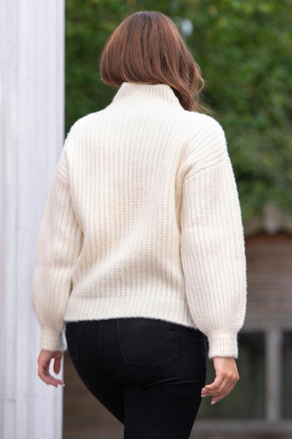 Hayley Chunky Knit High Neck Jumper