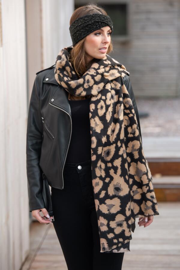 Oversized Printed Supersoft Scarf