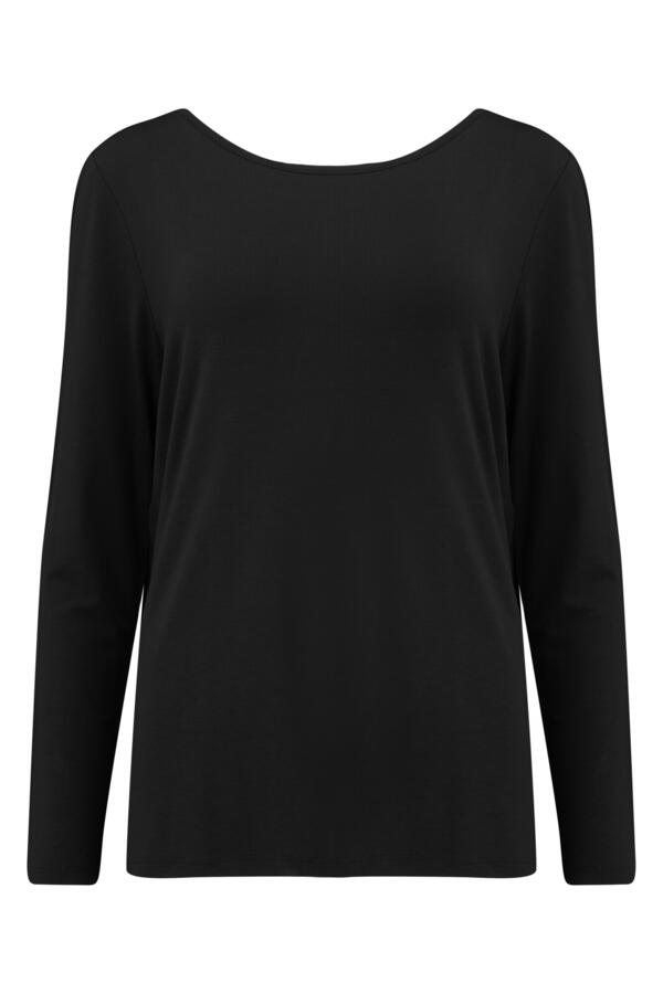 Cross Back Jersey Yoga Top with LENZING™ ECOVERO™ Viscose