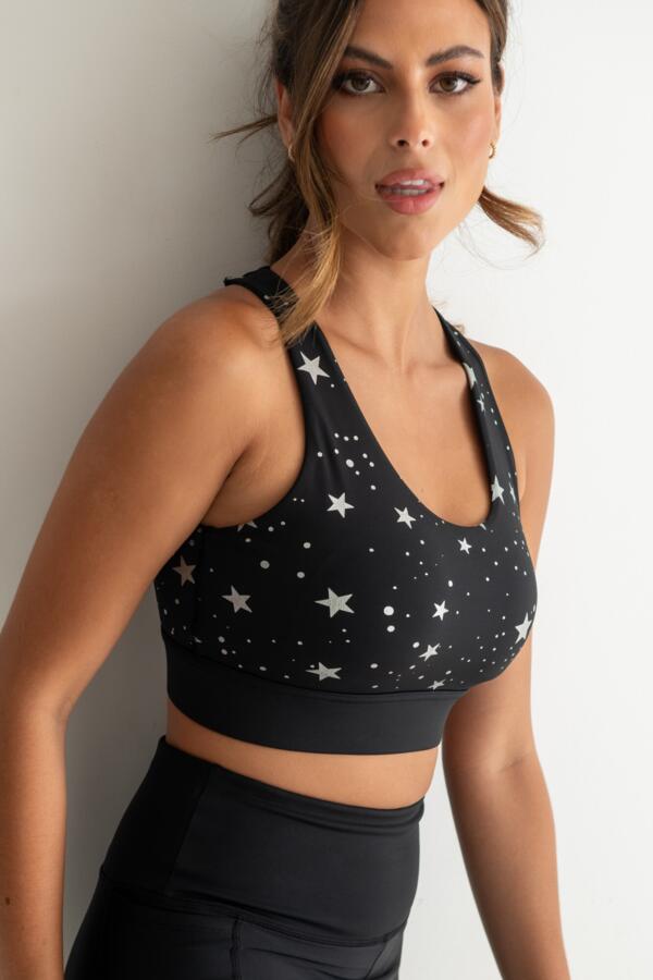 Energy Star Foil Crop Top