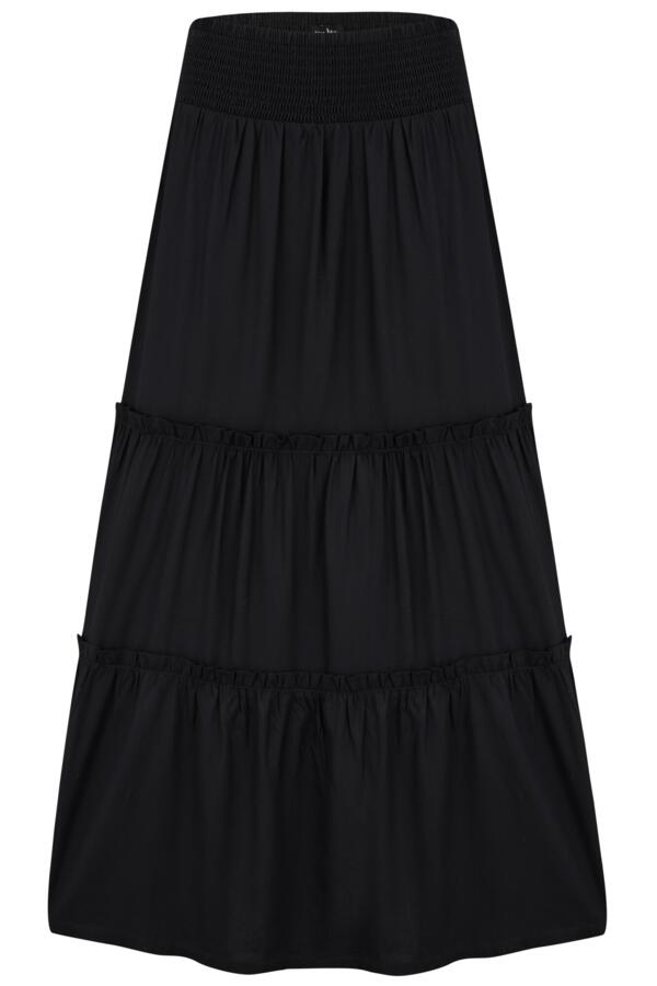 Tahlia Woven Frill Tiered Maxi Skirt with LENZING™ ECOVERO™ Viscose