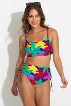 Maya Bay Adjustable High-Waist Tummy Control Bikini Brief - Multi