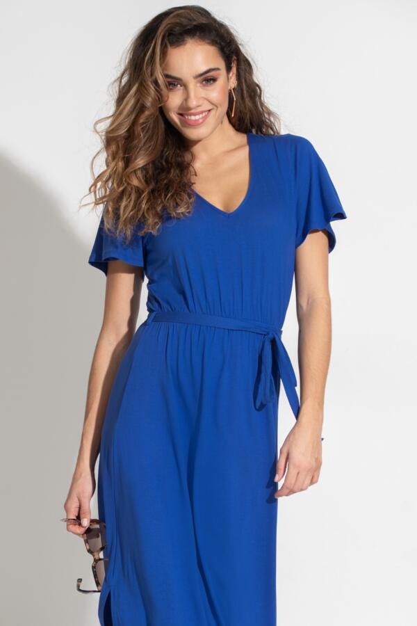 Tie Back Jersey Maxi Dress with LENZING™ ECOVERO™ Viscose