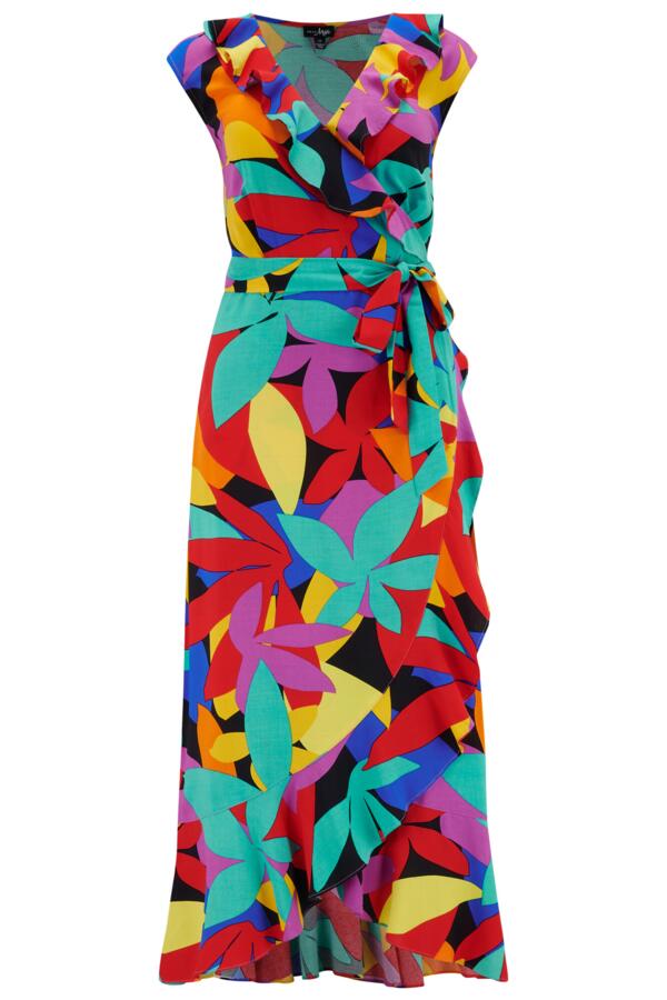 Midaxi Wrap Beach Dress
