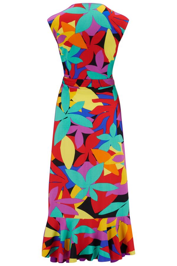 Midaxi Wrap Beach Dress