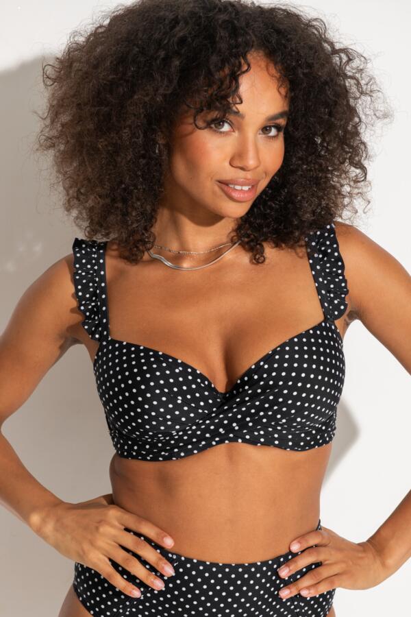 Sicily Lightly Padded Underwired Twist Front Bikini Top