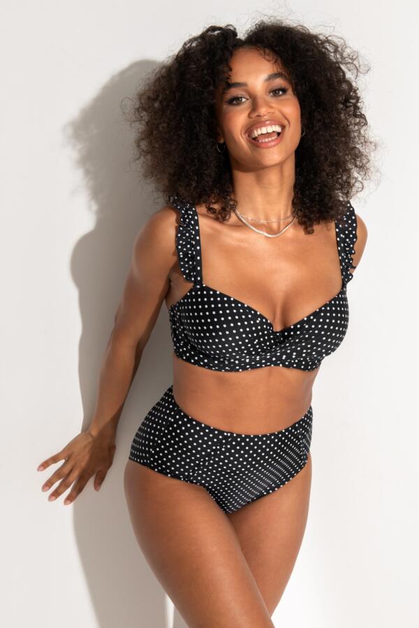 Sicily Lightly Padded Underwired Twist Front Bikini Top