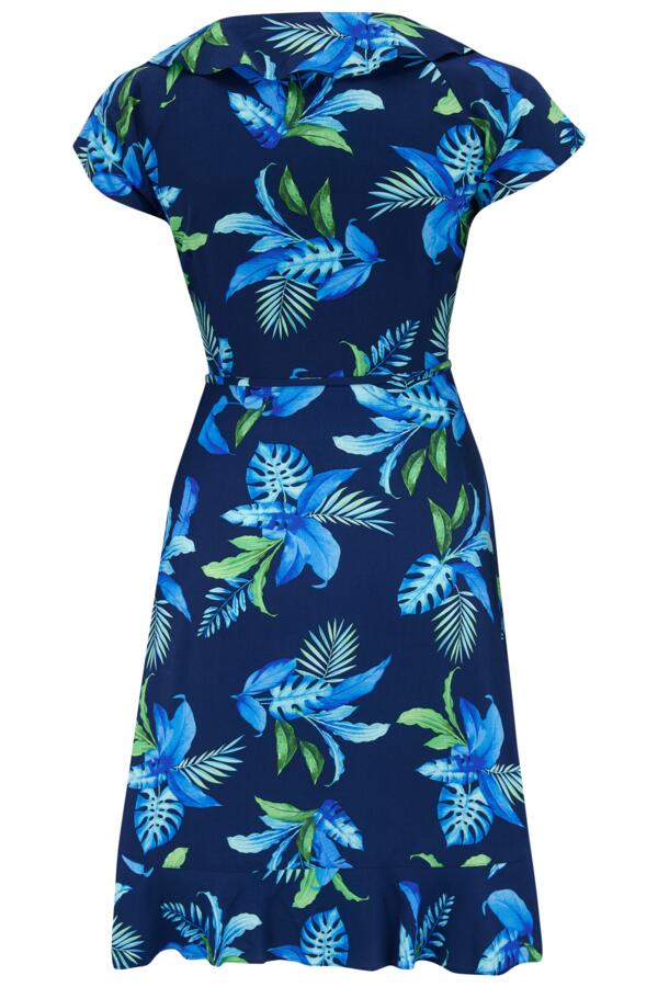 LENZING™ ECOVERO™ Viscose Frill Wrap Beach Dress