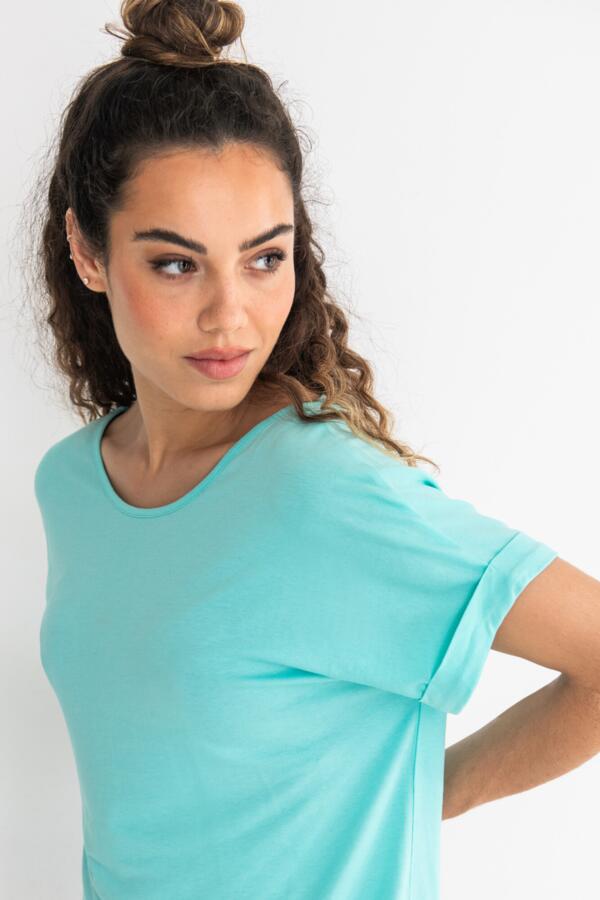 Energy Cross Back Short Sleeve Yoga Top