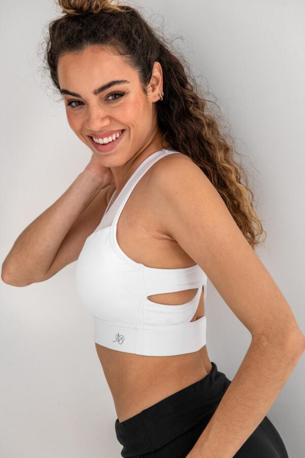 Energy Mesh Insert Yoga Crop Top