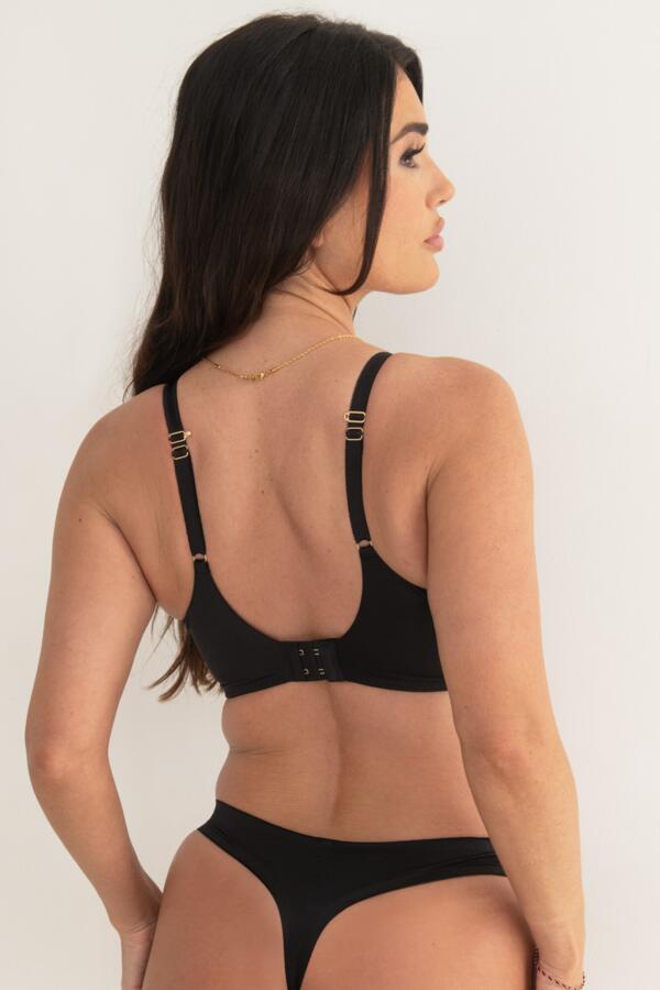 Effortless Non-Padded Underwired Double Layer Smoothing Bra D-J