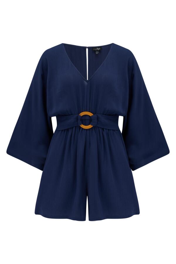 Crinkle O Ring Beach Playsuit