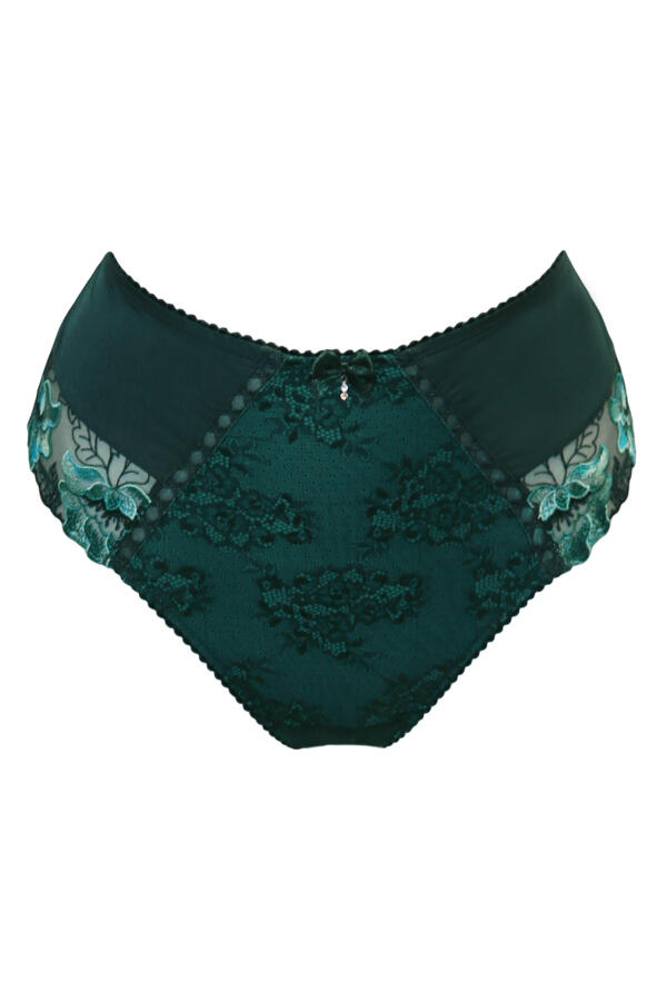 Sofia Lace Embroidered Deep Brief