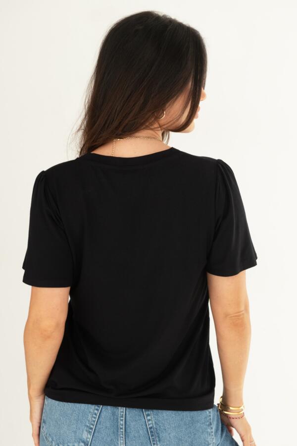 Serena V-Neck Jersey T-Shirt with LENZING™ ECOVERO™ Viscose