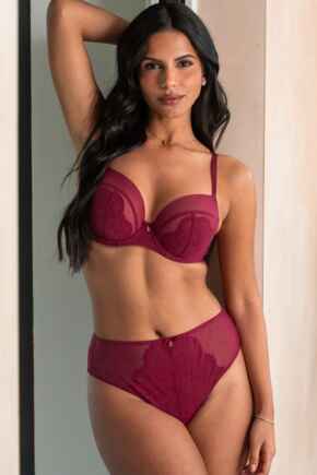 Milan High Waist Brief  - Rioja