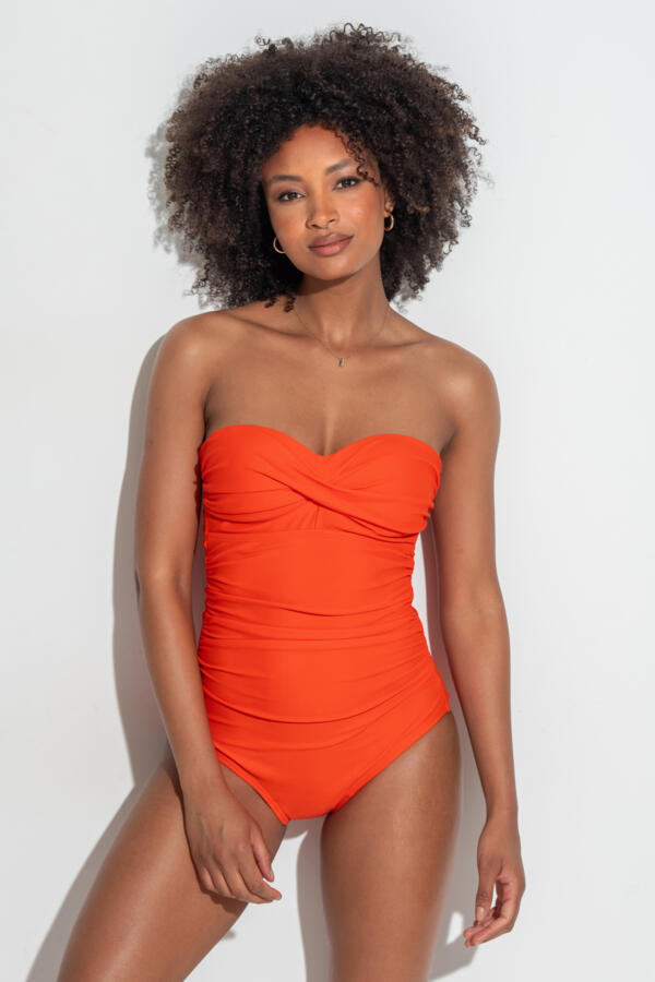 Santa Monica Strapless Tummy Control Swimsuit