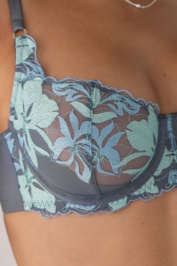 Roxanne Embroidered Non-Padded Underwired Bra B-G