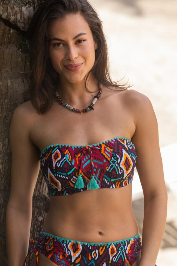 Costa Rica Non-Padded Underwired Strapless Bikini Top