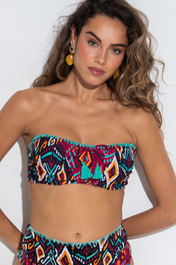 Costa Rica Non-Padded Underwired Strapless Bikini Top