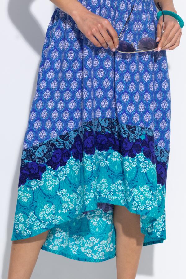 Midaxi Print Beach Summer Dress