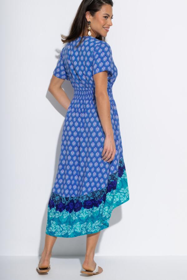 Midaxi Print Beach Summer Dress