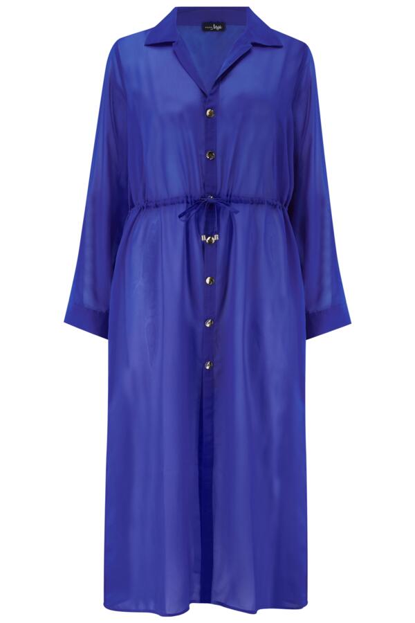 Chiffon Maxi Beach Shirt