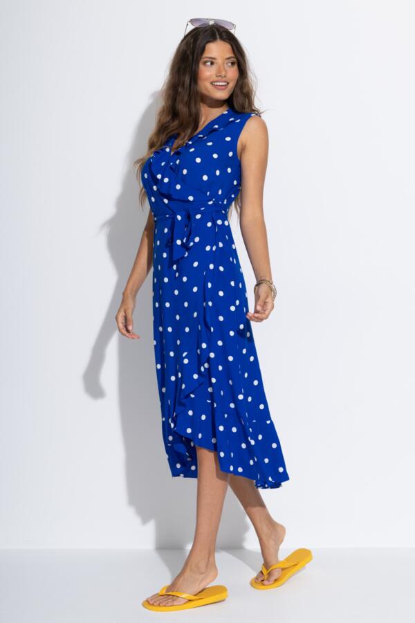 Midaxi Wrap Beach Dress