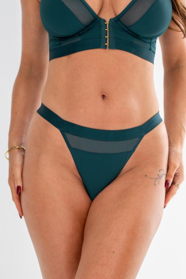 India High Leg Thong