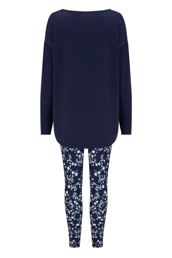 Soft Touch Jersey Fairisle Legging Pyjama Set