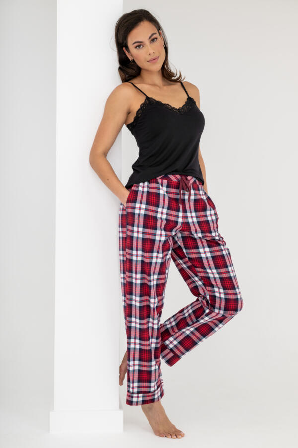 Cosy Check Brushed Cotton Trouser