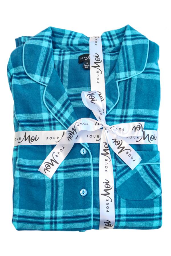 Cosy Check Brushed Cotton Pyjama Gift Set