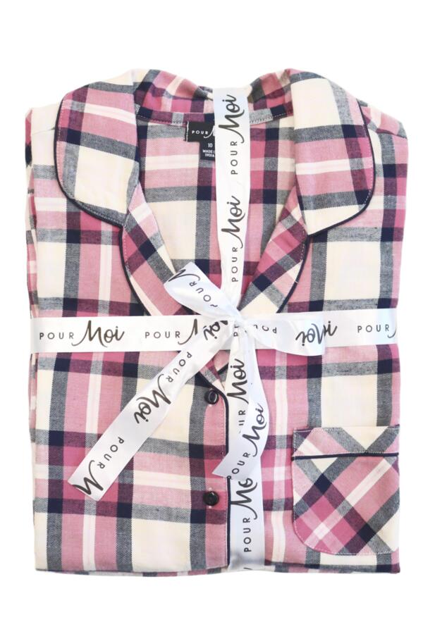 Cosy Check Brushed Cotton Pyjama Gift Set