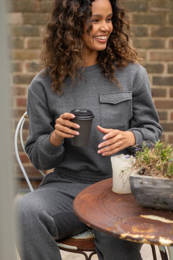 The Softest Off Duty Relaxed Pocket Sweatshirt 