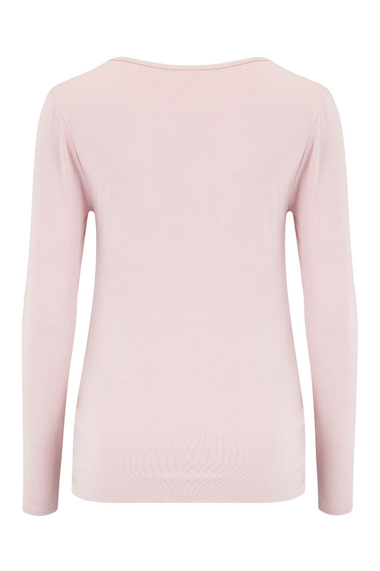 Second Skin Thermal Long Sleeve Top | Pink | Pour Moi