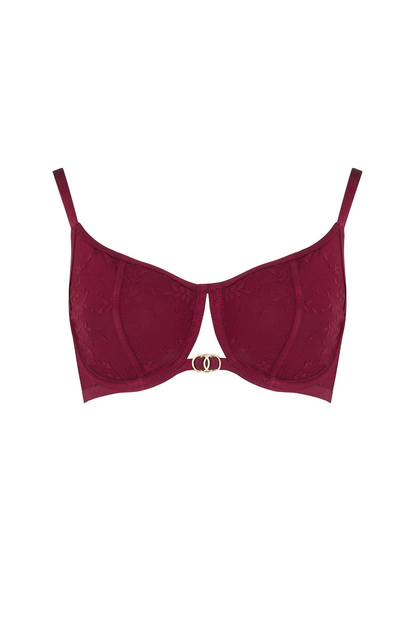 India Underwired Bra Pour Moi India Underwired Bra Deep Red