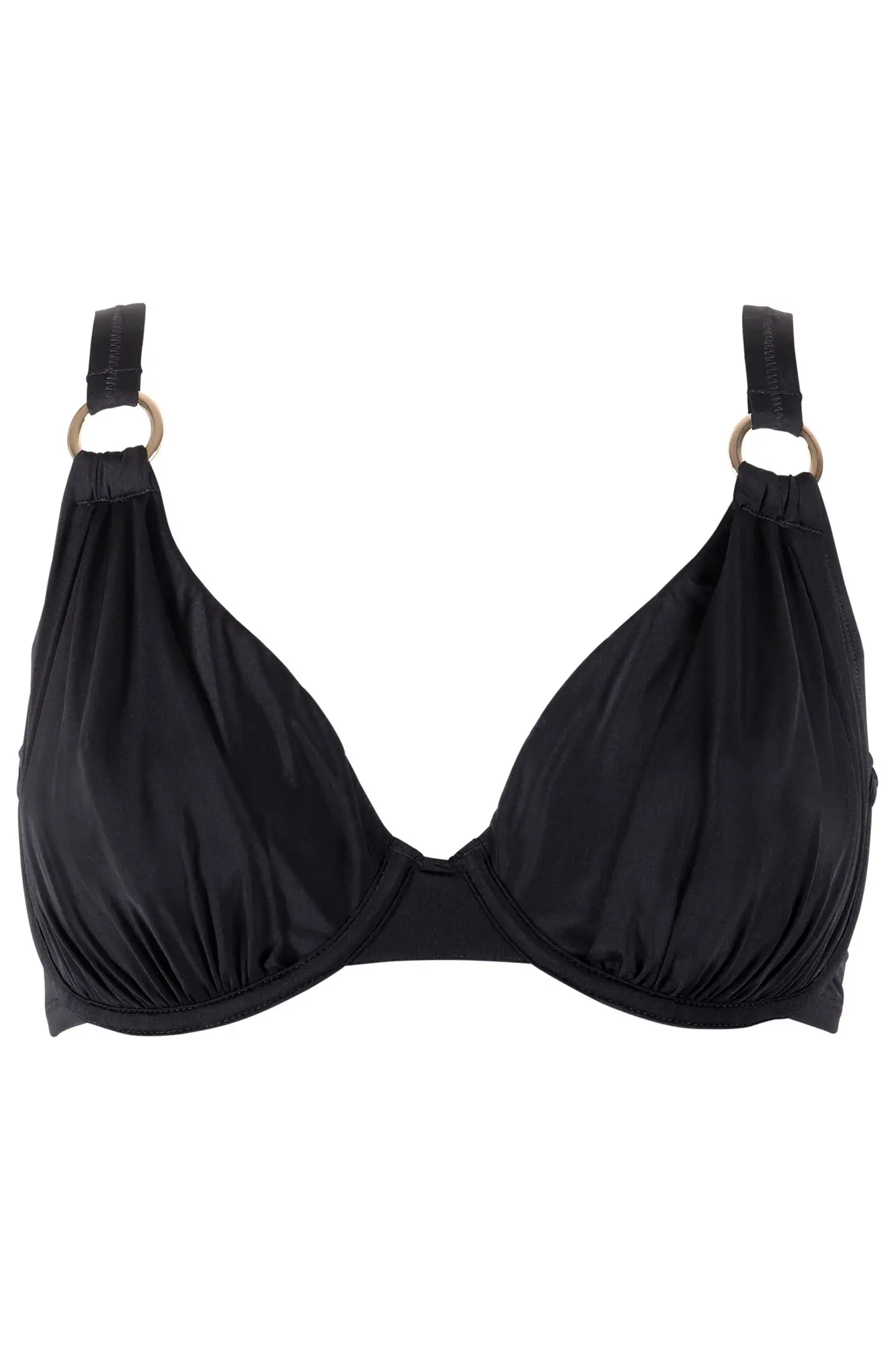 Samoa Non Padded Underwired Top | Black | Pour Moi