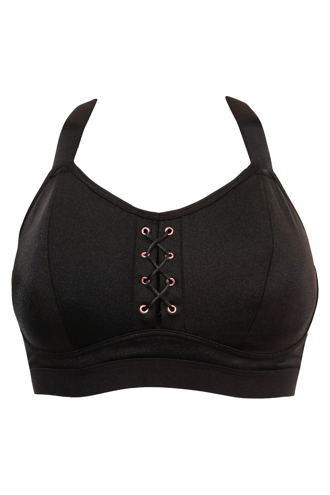 Energy Aspire Underwired Lightly Padded Sports Bra in Black Pour Moi