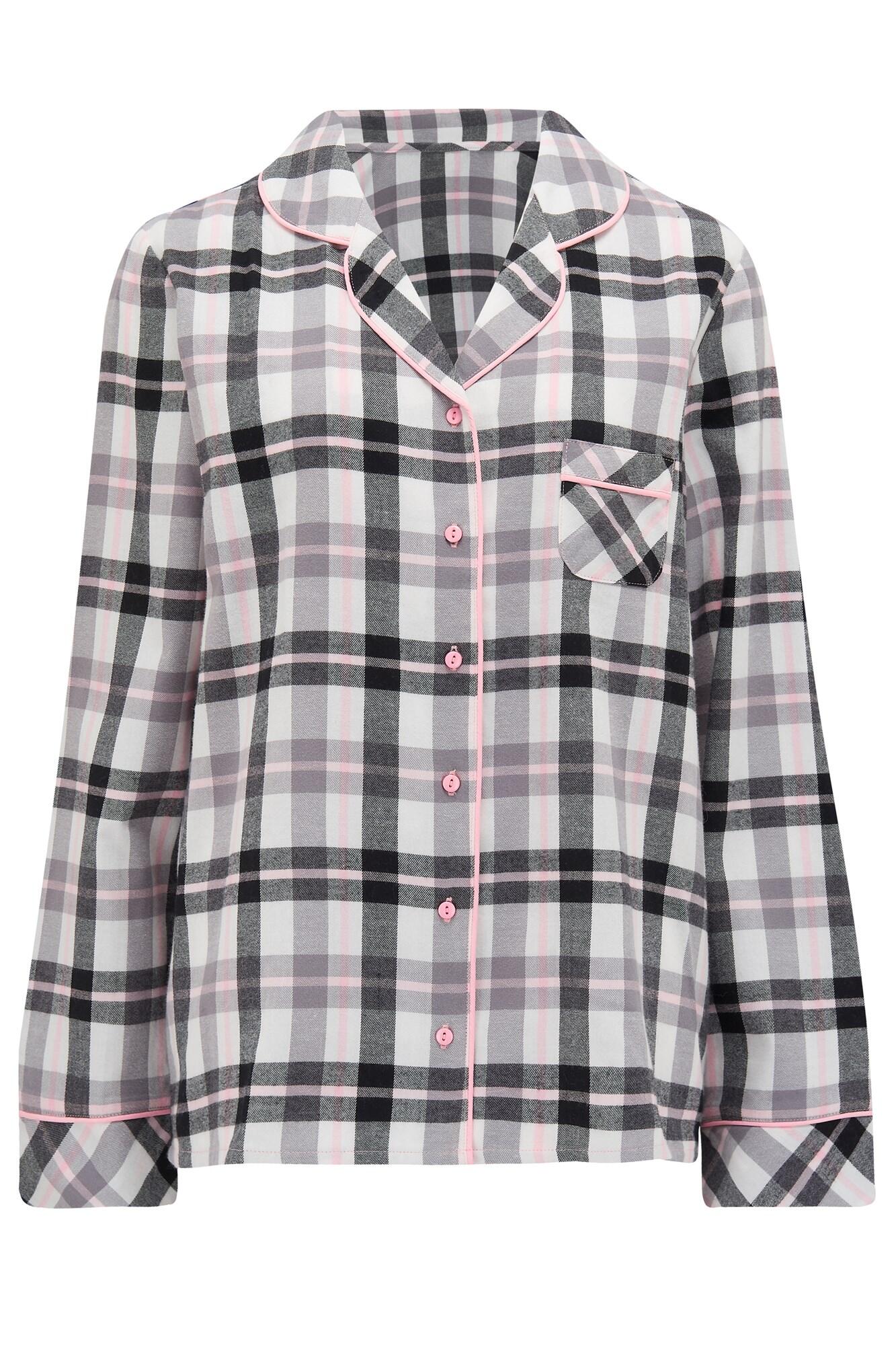 pour moi cosy check pyjama set