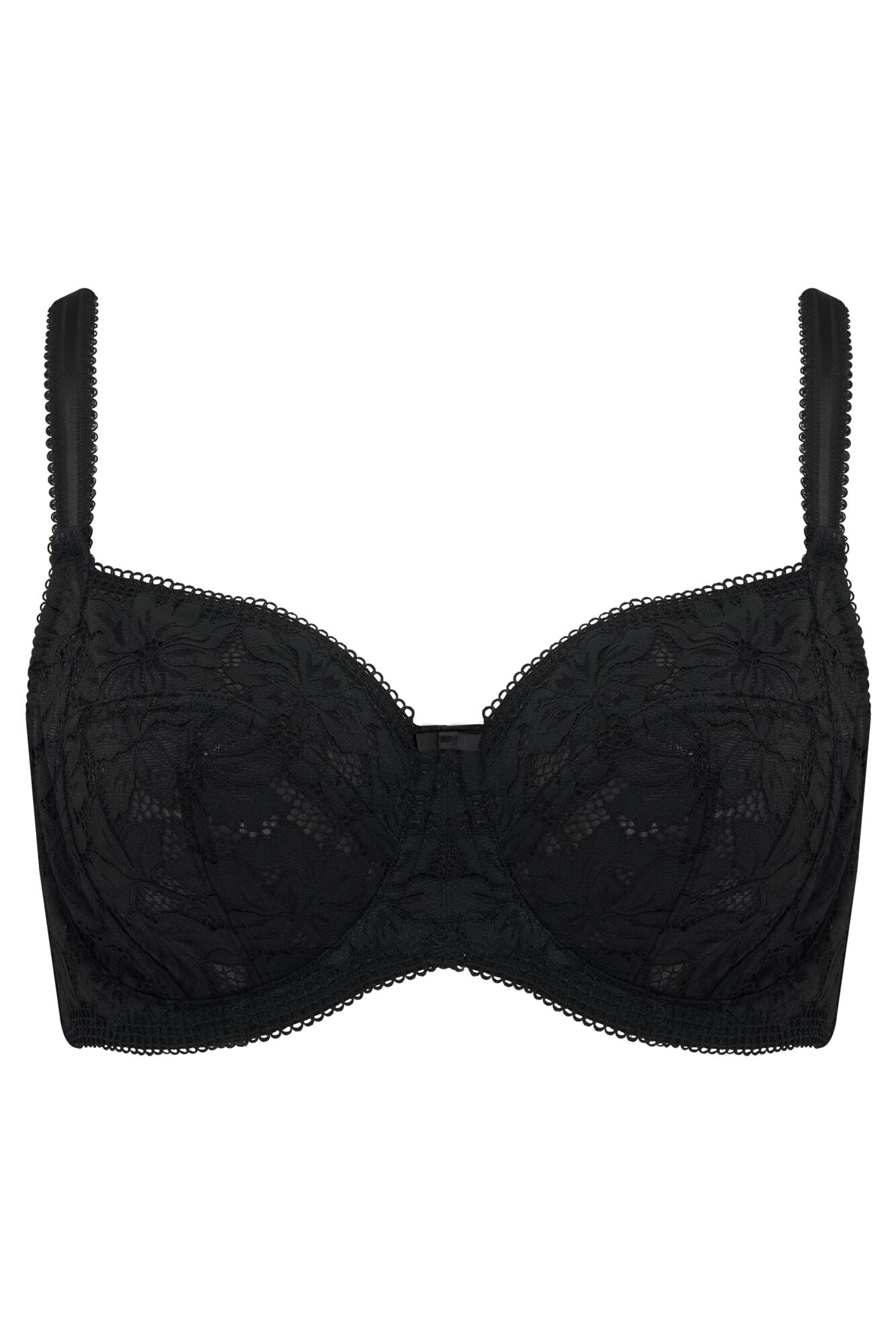 Reflection Side Support Bra in Black | Pour Moi