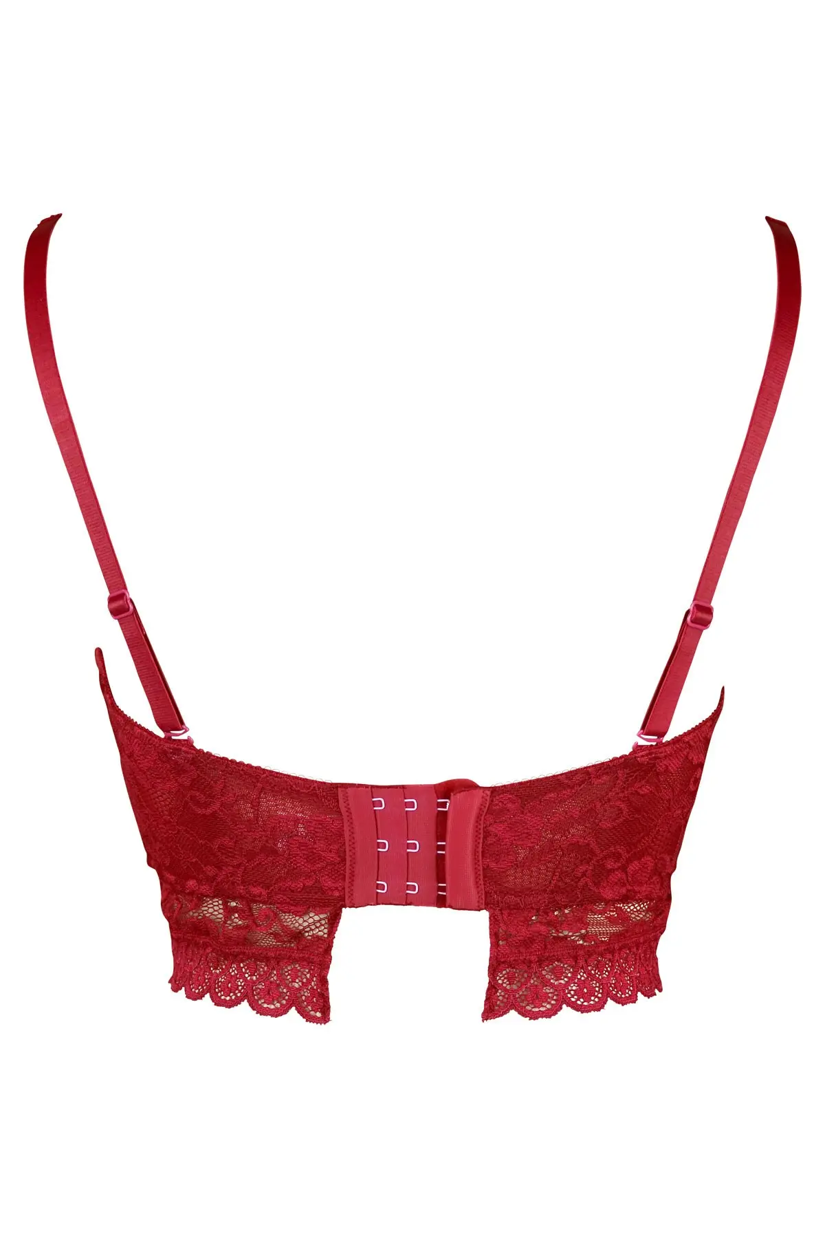 Rebel Longline Multiway Strapless Bra in Red | Pour Moi