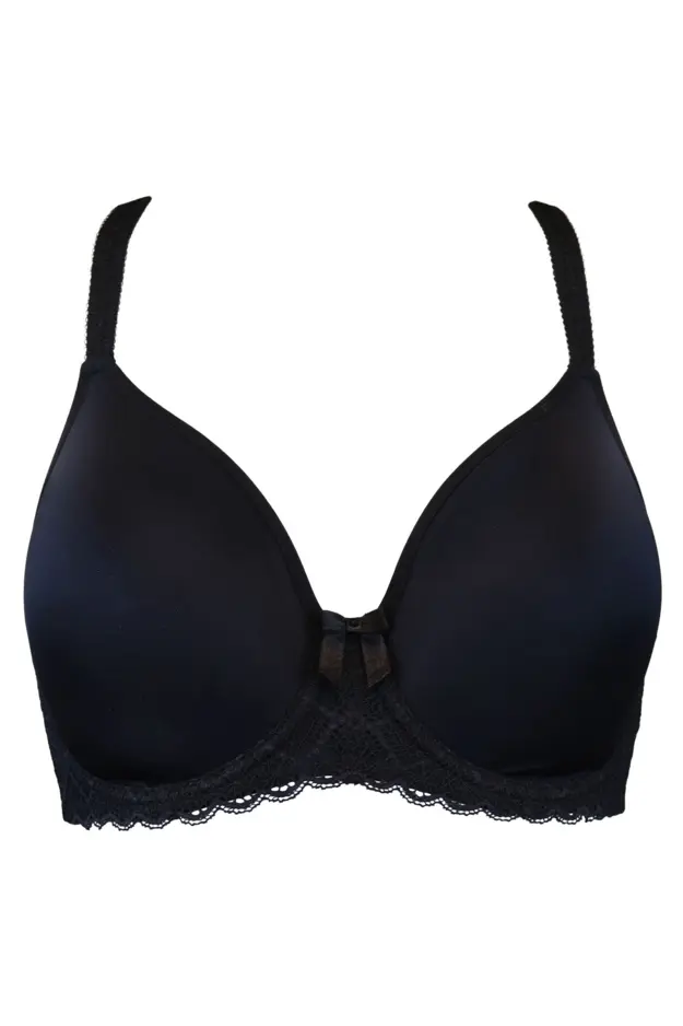 Electra Full Coverage Underwired T-shirt Bra, Pour Moi, Electra Full  Coverage Underwired T-shirt Bra, Black