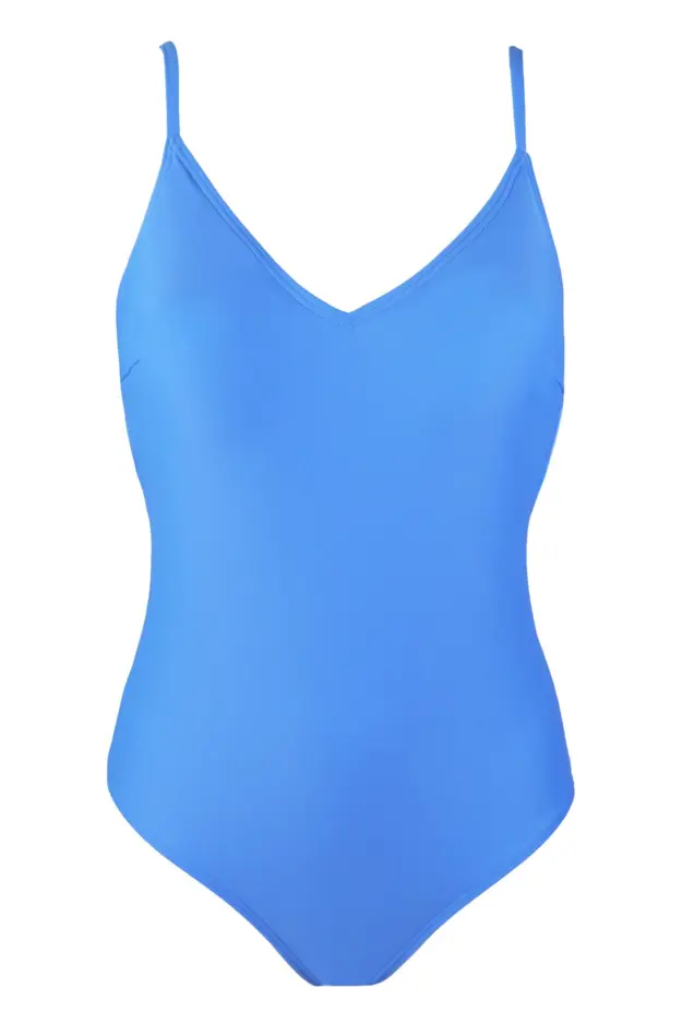 Getaway Strapped Swimsuit | Pour Moi | Getaway Strapped Swimsuit | Blue ...