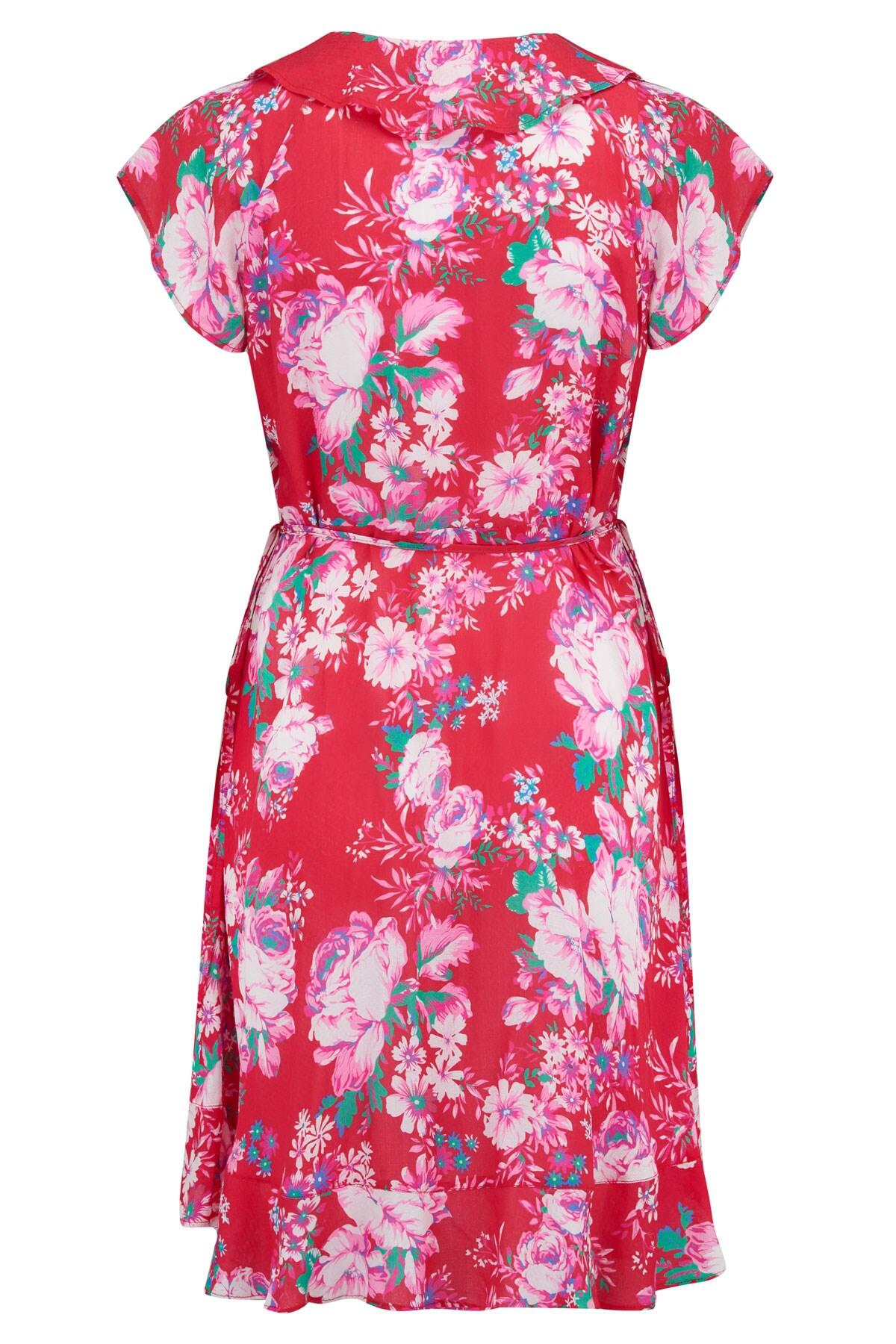 Tory burch floral hot sale grotto wrap dress