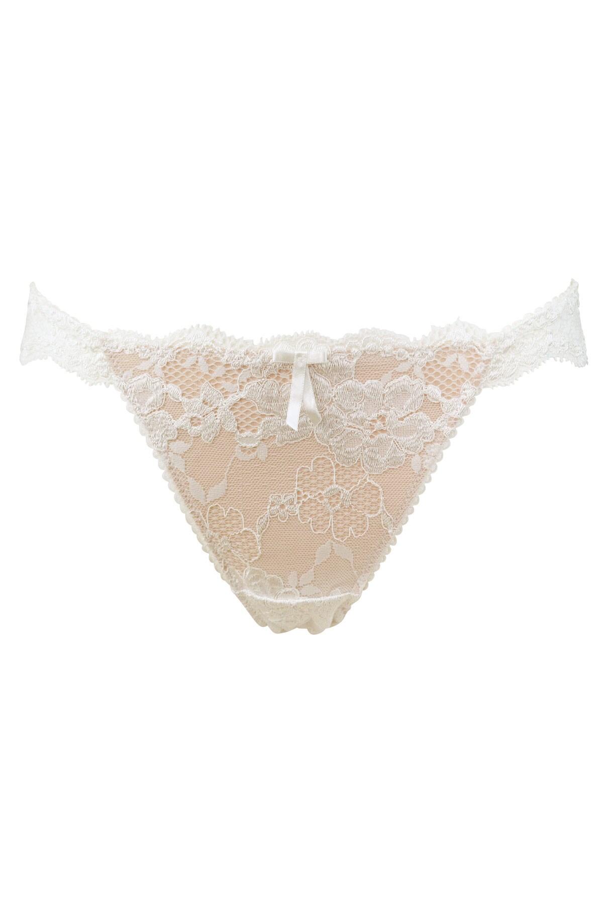 Amour Brazilian Brief in Ivory/Champagne | Pour Moi