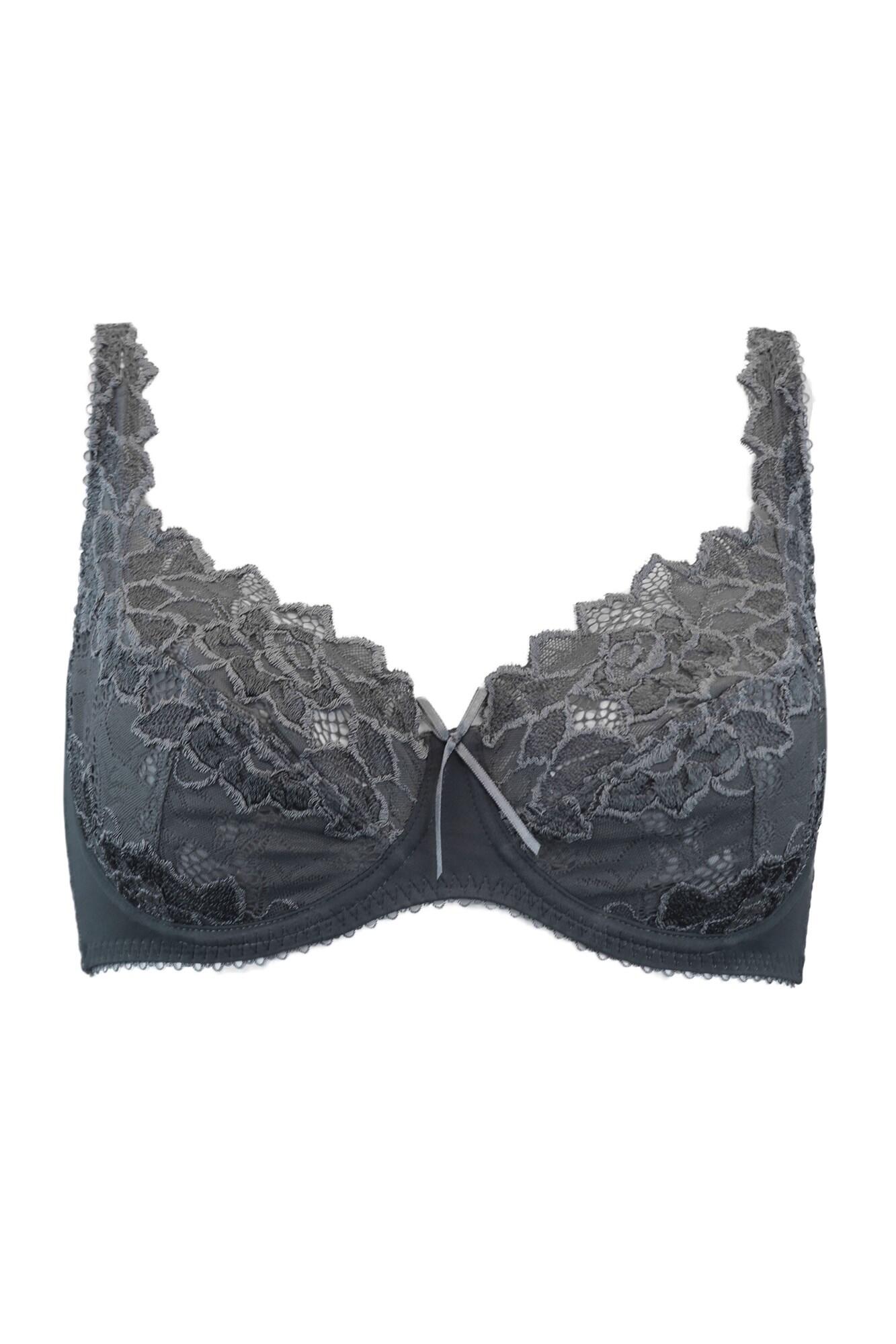Fiore Full Cup Bra | Steel Grey | Pour Moi
