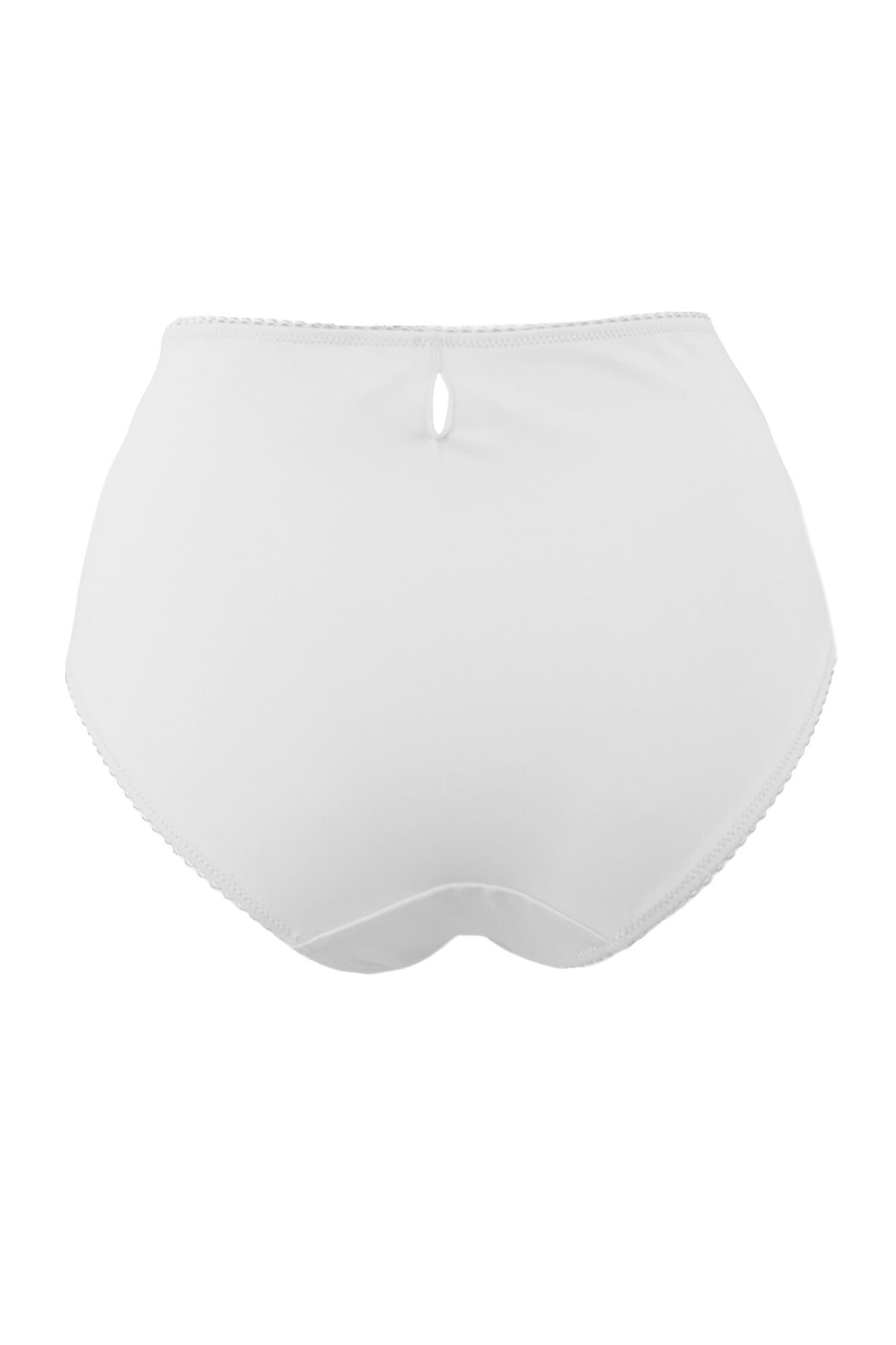 St Tropez High-Waist Deep Brief in White | Pour Moi