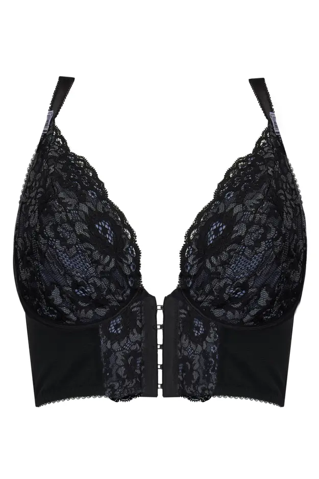 Buy Pour Moi Black India Front Fastening Underwired Bralette from the Next  UK online shop