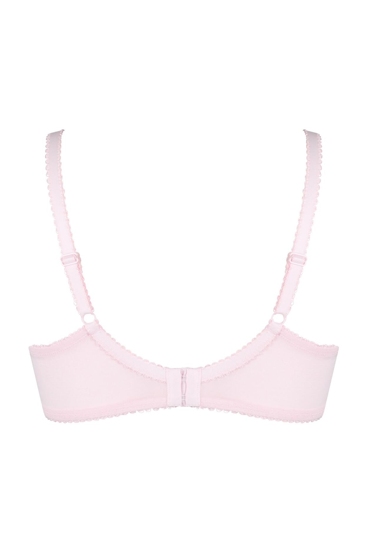 Flora Lightly Padded Underwired Bra In Soft Pink 