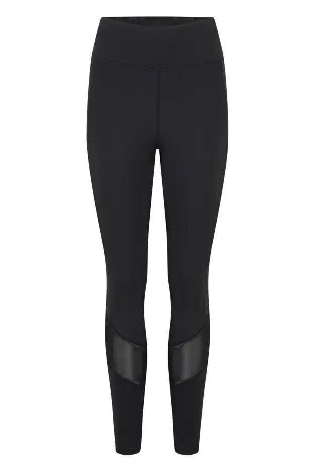 THRUD - FORM-FITTING LEGGING - BLACK AND PINK