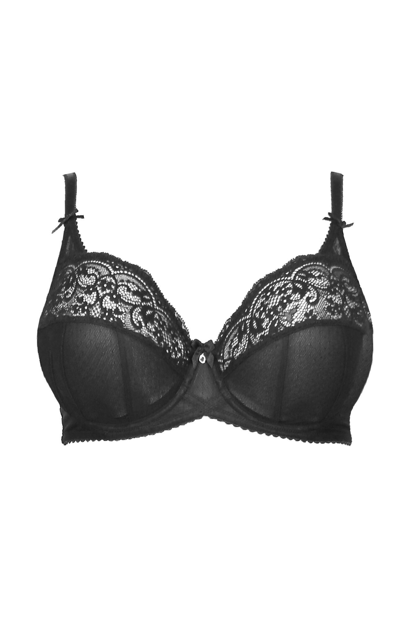 Opera Underwired Full Cup Bra in Black | Pour Moi